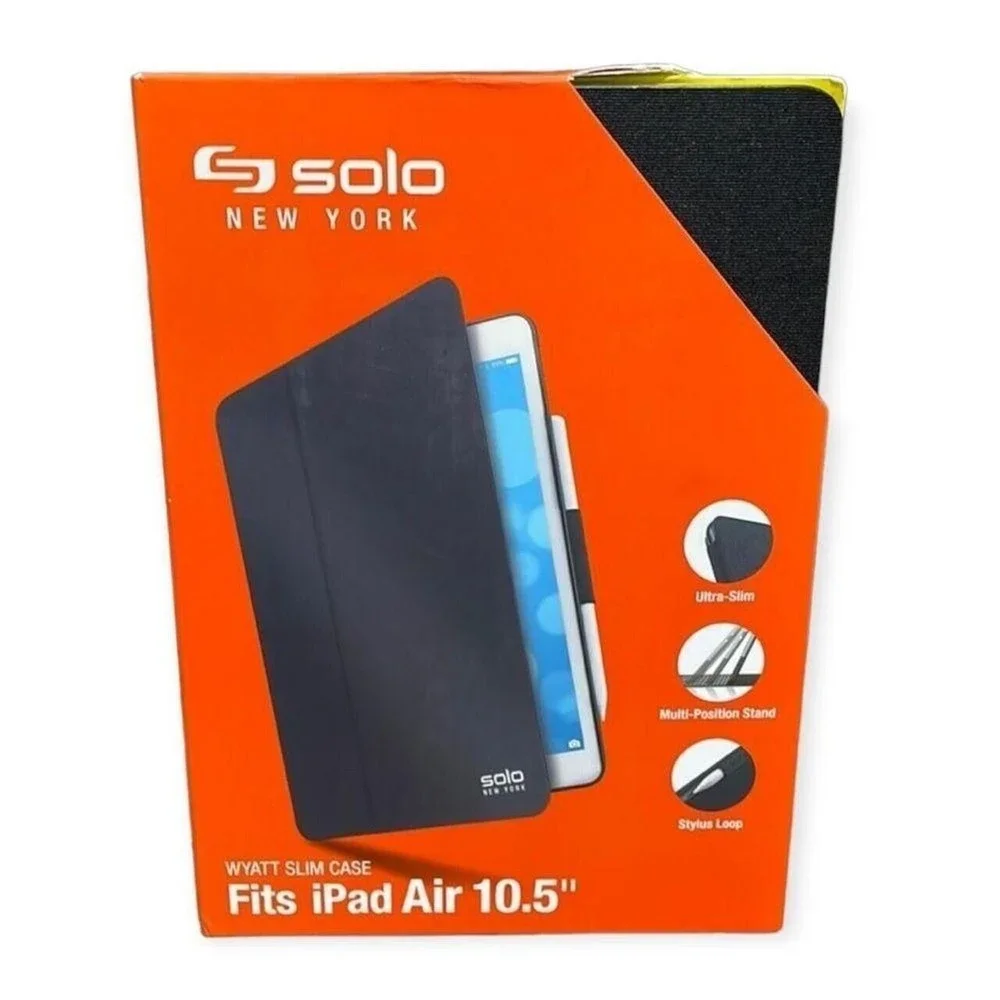 NEW Solo New York Wyatt Slim Case for iPad Air 10.5